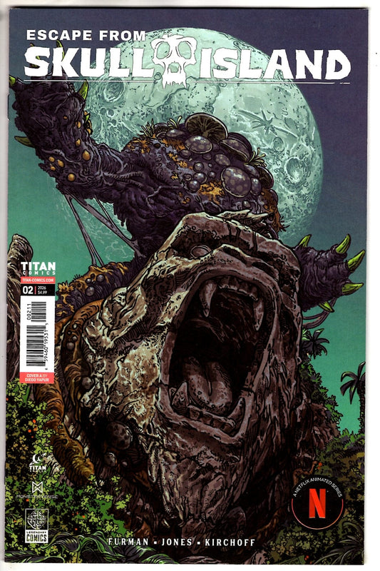 Titan Comics NEW THIS WEEK ESCAPE FROM SKULL ISLAND #2 (OF 4) CVR A DIEGO YAPUR VAR (VF/NM)