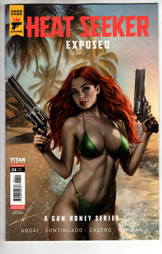 Titan Comics NEW THIS WEEK HEAT SEEKER EXPOSED A GUN HONEY SERIES #4  CVR A