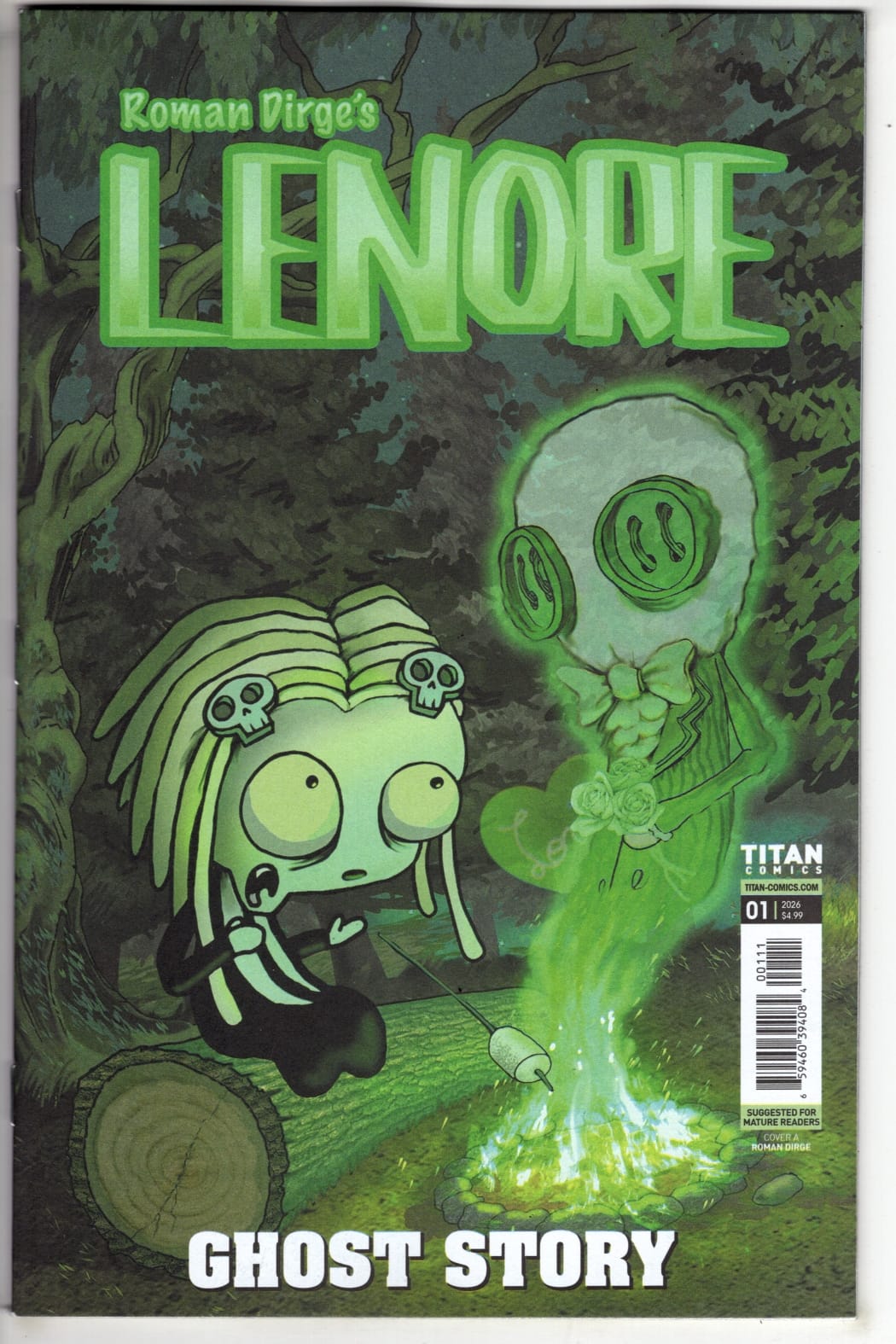 Titan Comics NEW THIS WEEK LENORE GHOST STORY #1 (ONE SHOT) CVR A ROMAN DIRGE (VF/NM)