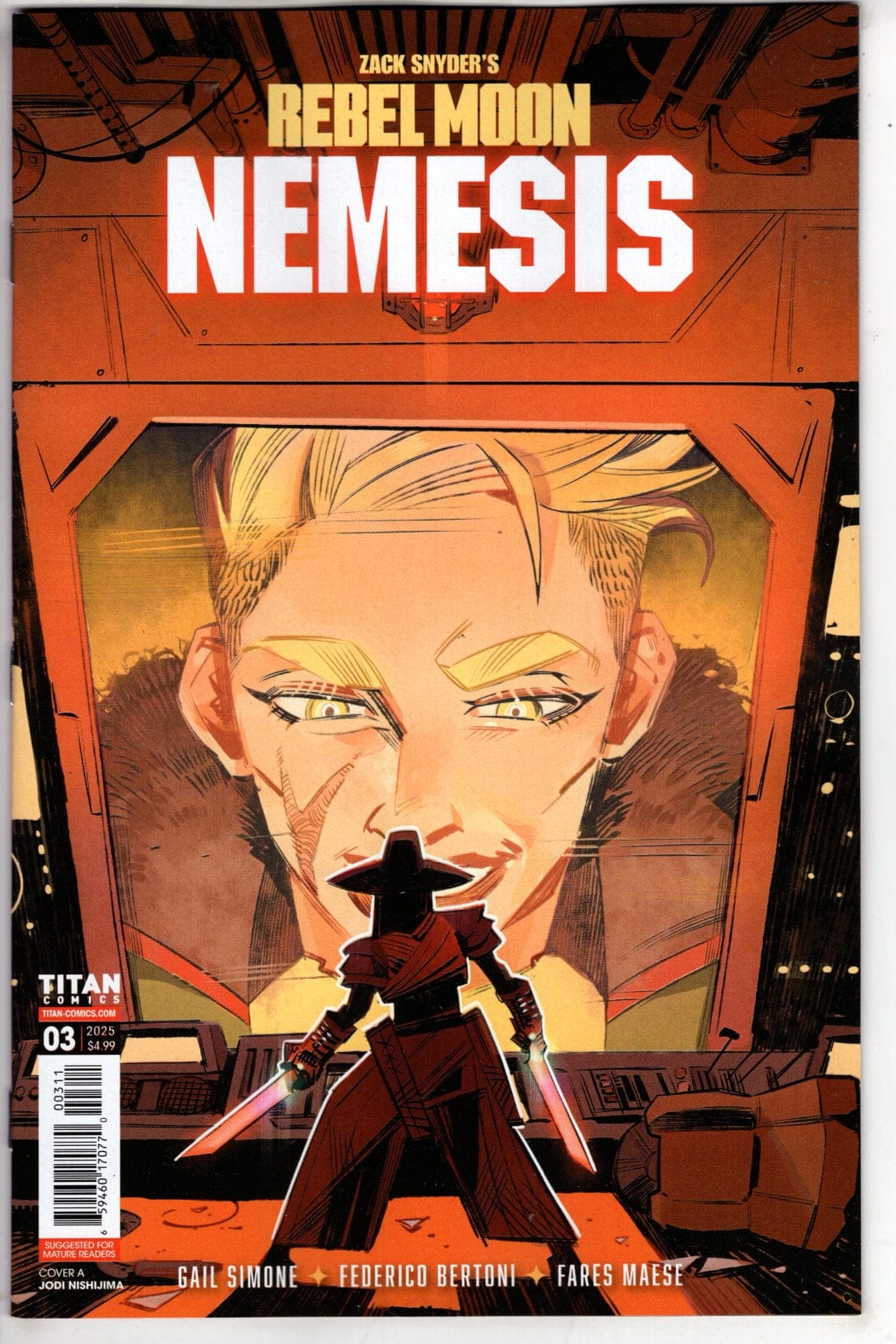 Titan Comics NEW THIS WEEK REBEL MOON NEMESIS #3 (OF 4) CVR A JODI NISHIJIMA