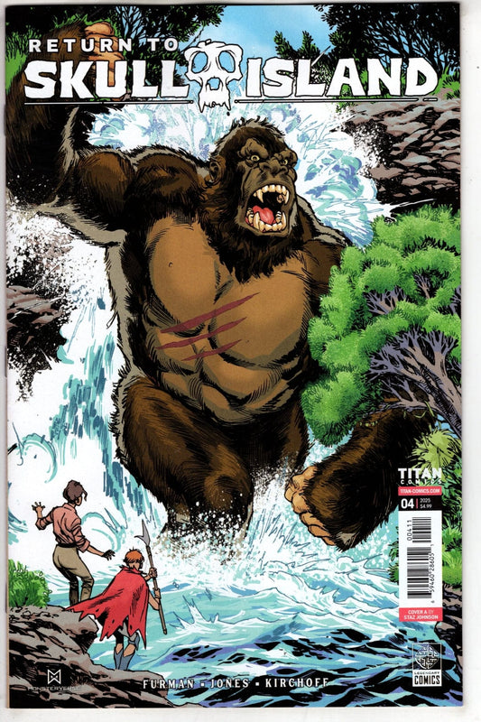 Titan Comics NEW THIS WEEK RETURN TO SKULL ISLAND #4 (OF 4) CVR A STAZ JOHNSON
