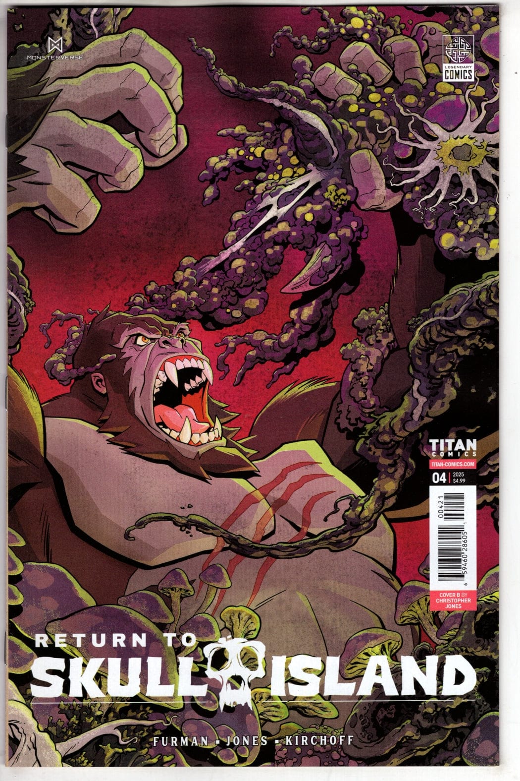 Titan Comics NEW THIS WEEK RETURN TO SKULL ISLAND #4 (OF 4) CVR B CHRISTOPHER JONES VAR