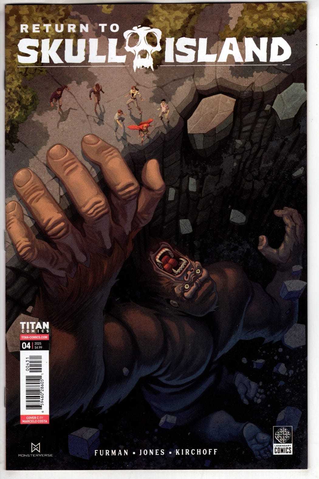 Titan Comics NEW THIS WEEK RETURN TO SKULL ISLAND #4 (OF 4) CVR C MARCELO COSTA VAR