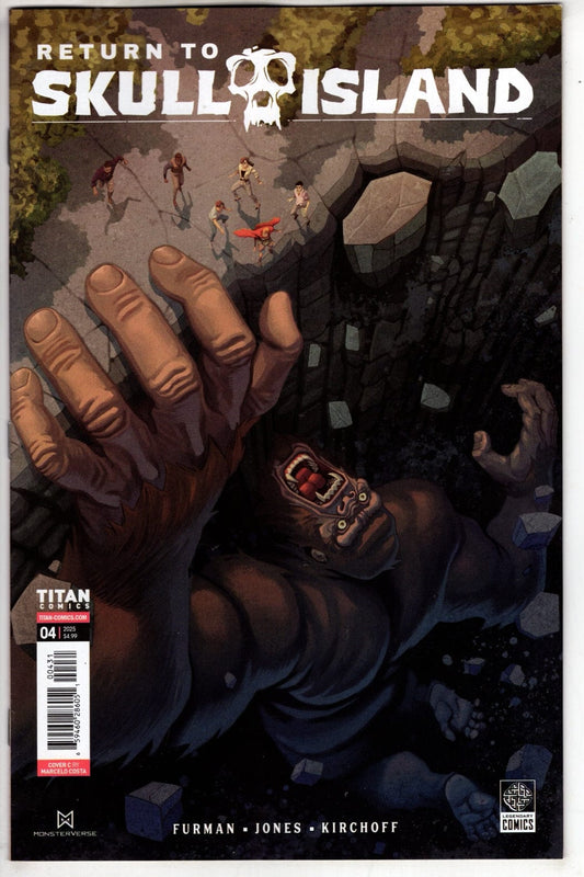 Titan Comics NEW THIS WEEK RETURN TO SKULL ISLAND #4 (OF 4) CVR C MARCELO COSTA VAR