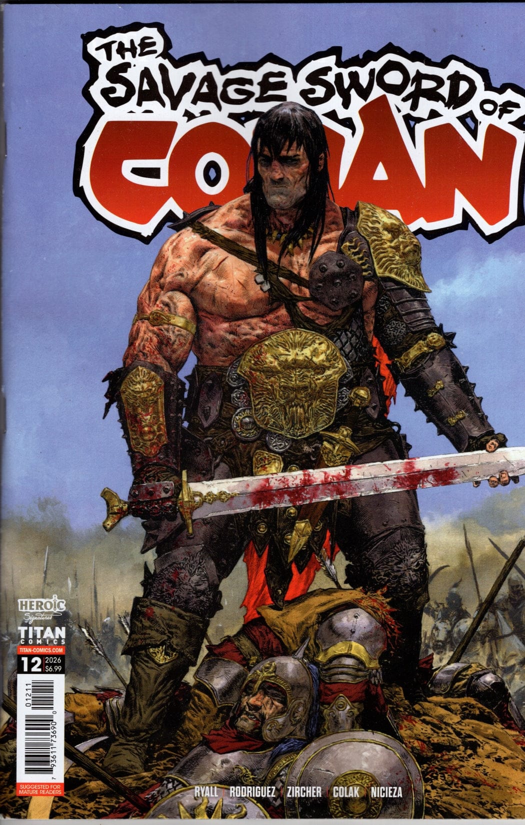 Titan Comics NEW THIS WEEK SAVAGE SWORD OF CONAN #12 CVR A (VF/NM)