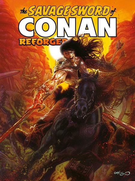 Titan Comics NEW THIS WEEK SAVAGE SWORD OF CONAN REFORGED #6 CVR A TONY HARRIS CARDSTOCK (MR) (VF/NM)