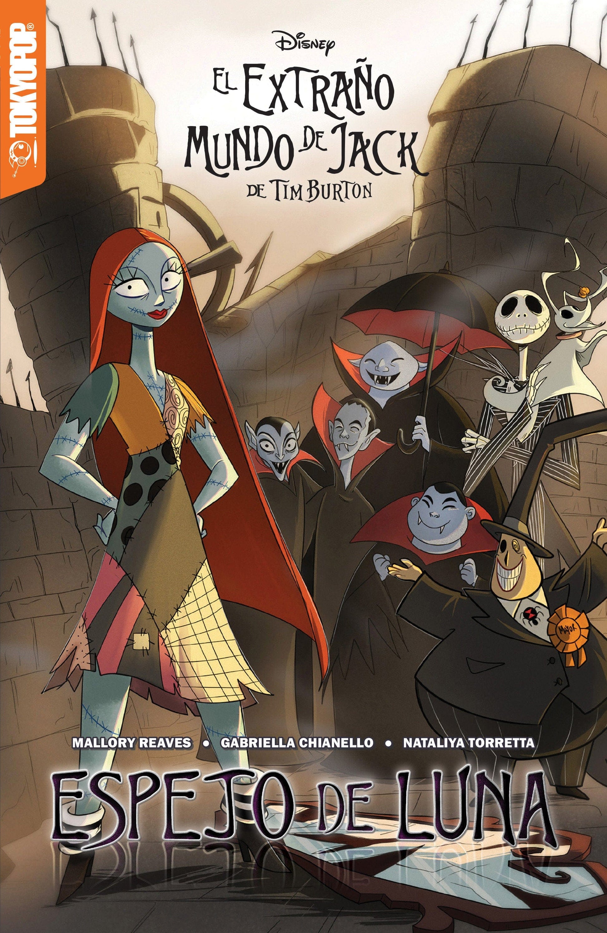 Tokyopop NEW THIS WEEK Disney Manga: El Extraño Mundo de Jack de Tim Burton: Espejo de Luna (Español) - Mirror Moon (Spanish Edition)