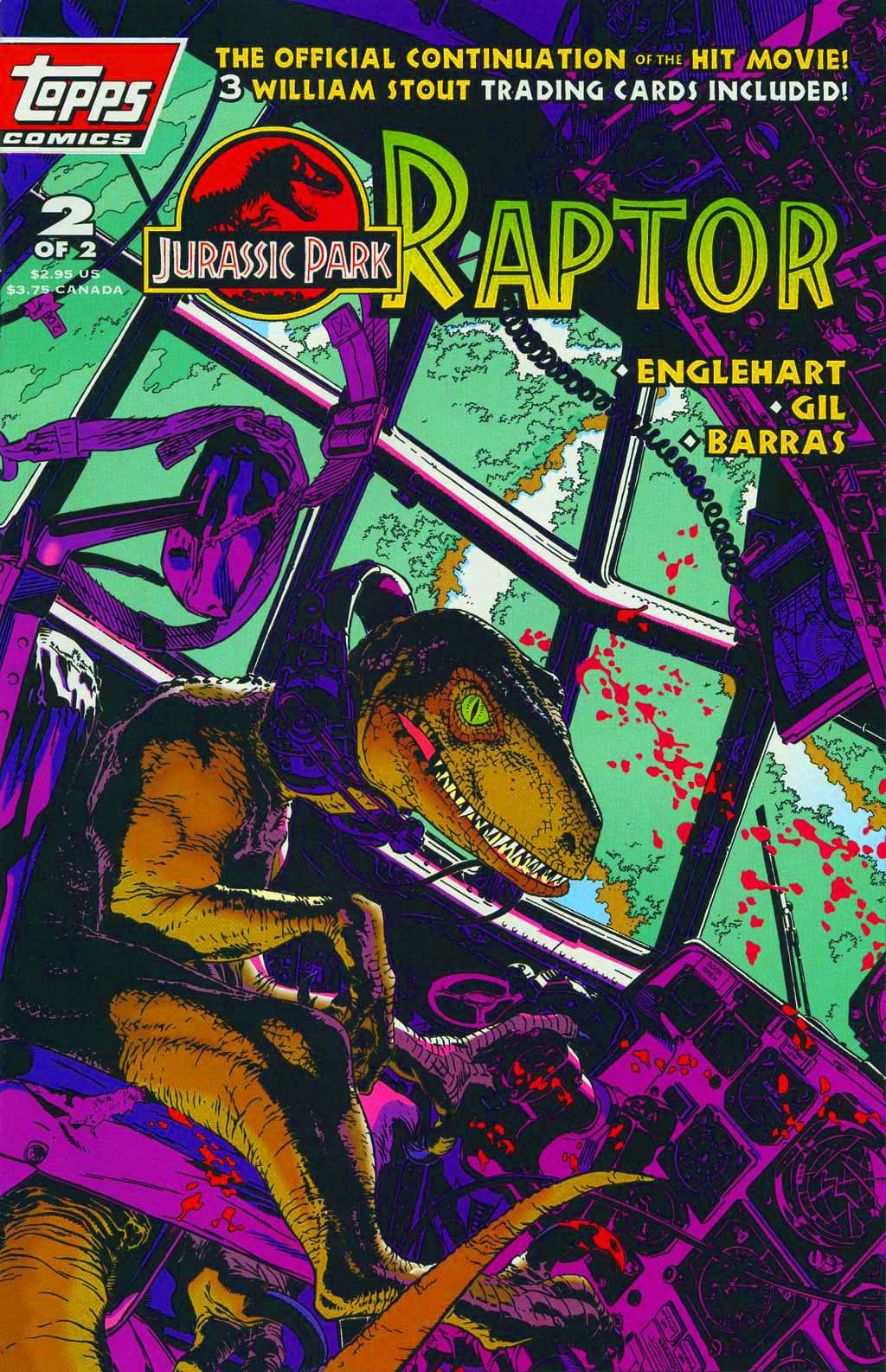 Topps Comics Comics Jurassic Park: Raptor #2 [FINE]