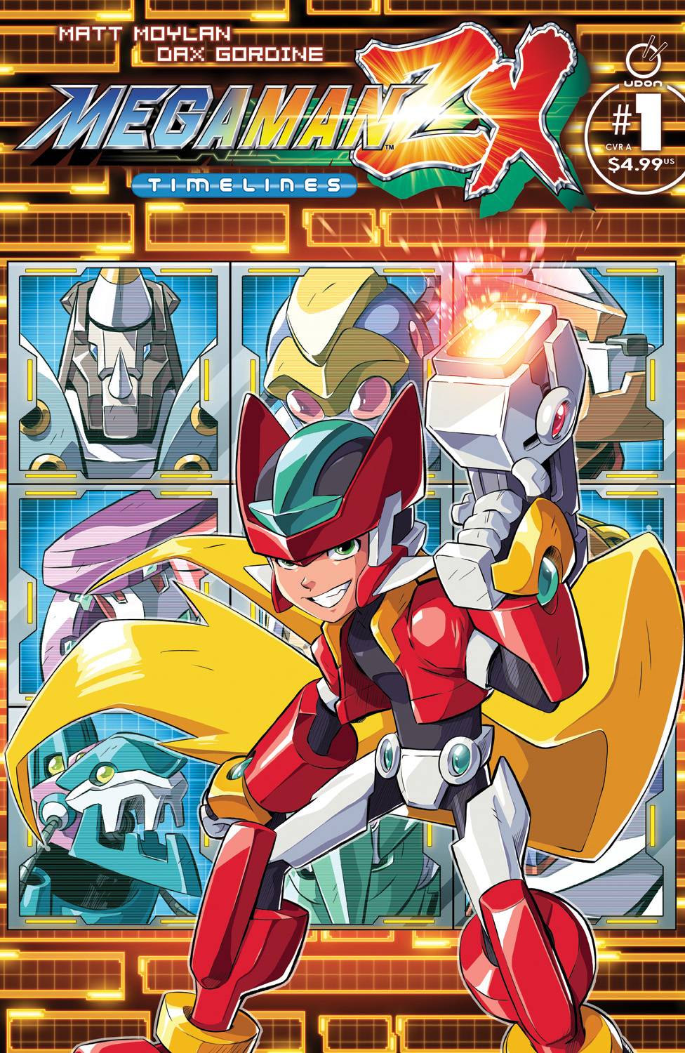 UDON ENTERTAINMENT INC NEW THIS WEEK MEGA MAN ZX TIMELINES #1 (ONE SHOT) CVR A DAX GORDINE (VF/NM)