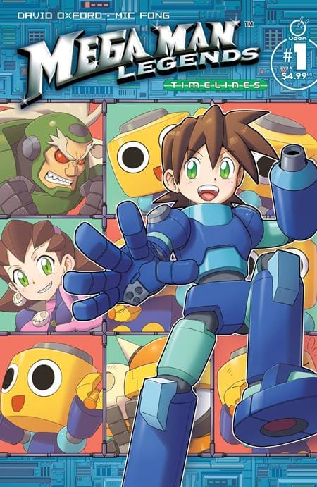 UDON Entertainment NEW THIS WEEK MEGA MAN LEGENDS TIMELINES #1 (ONE SHOT) CVR A MIC FONG (VF/NM)