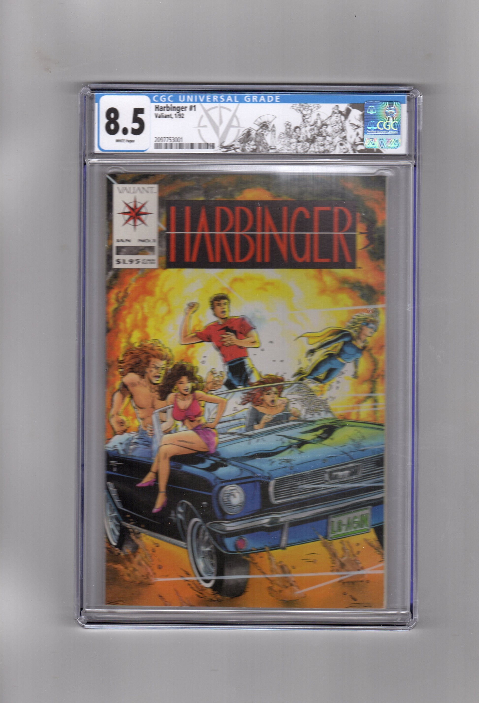 VALIANT CGC Comic HARBINGER #1 CGC 8.5
