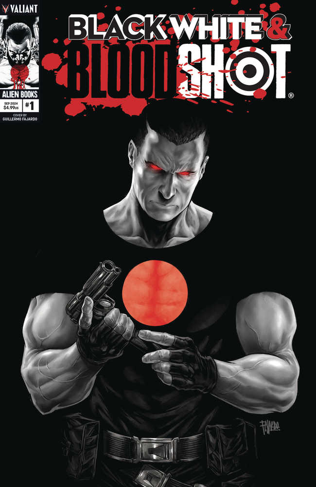 VALIANT COMIC BOOK Black White & Bloodshot #1 (Of 4) Cover A Fajardo (Mature)