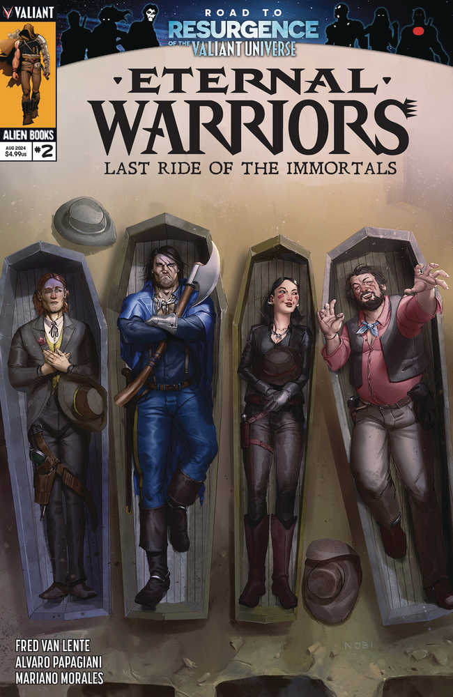 VALIANT COMIC BOOK Eternal Warriors Last Ride Immortals #2 (Of 2) Cover A Nobi