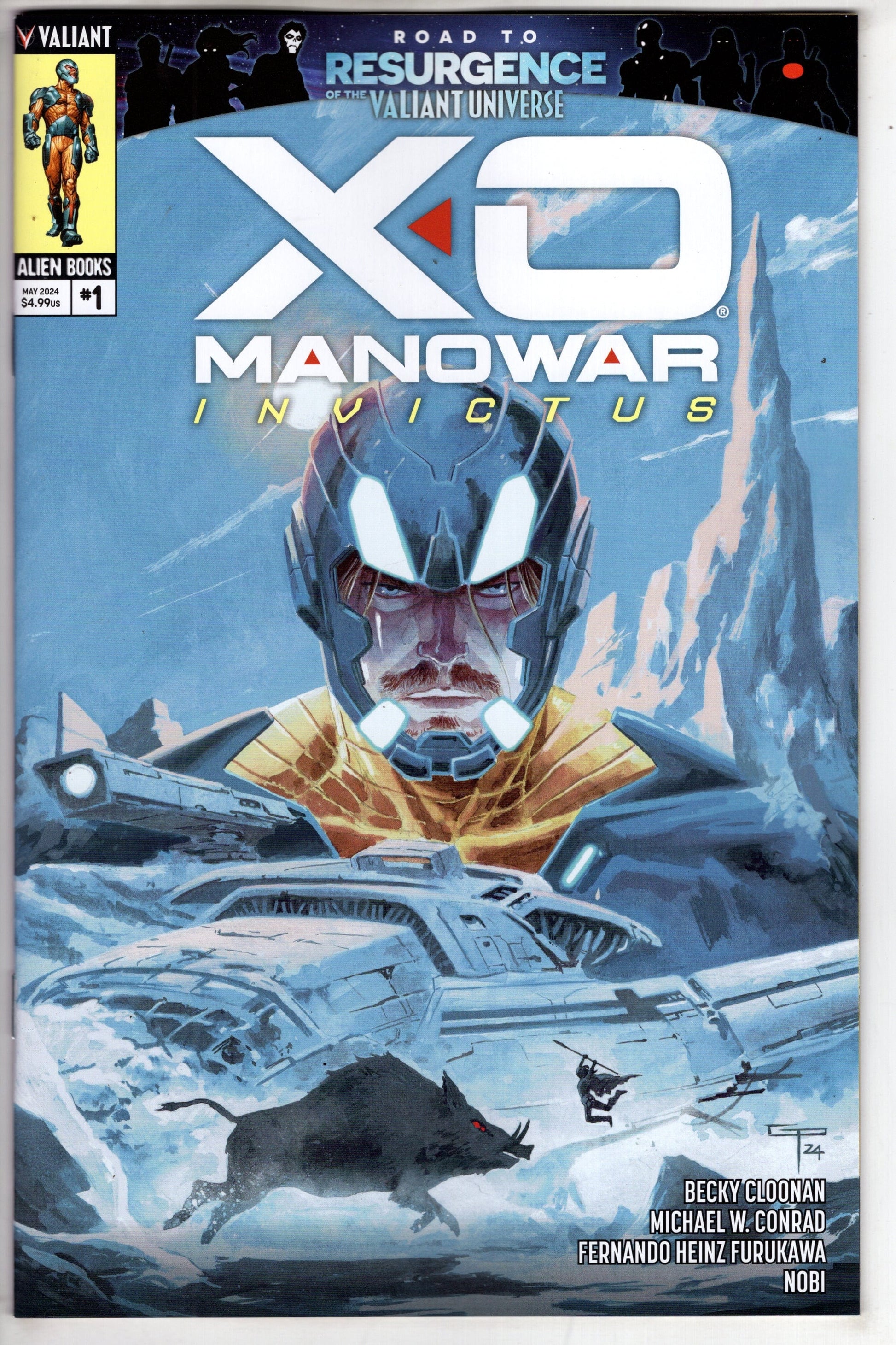VALIANT COMIC BOOK X-O Manowar Invictus #1 (Of 4) Cover A Peralta
