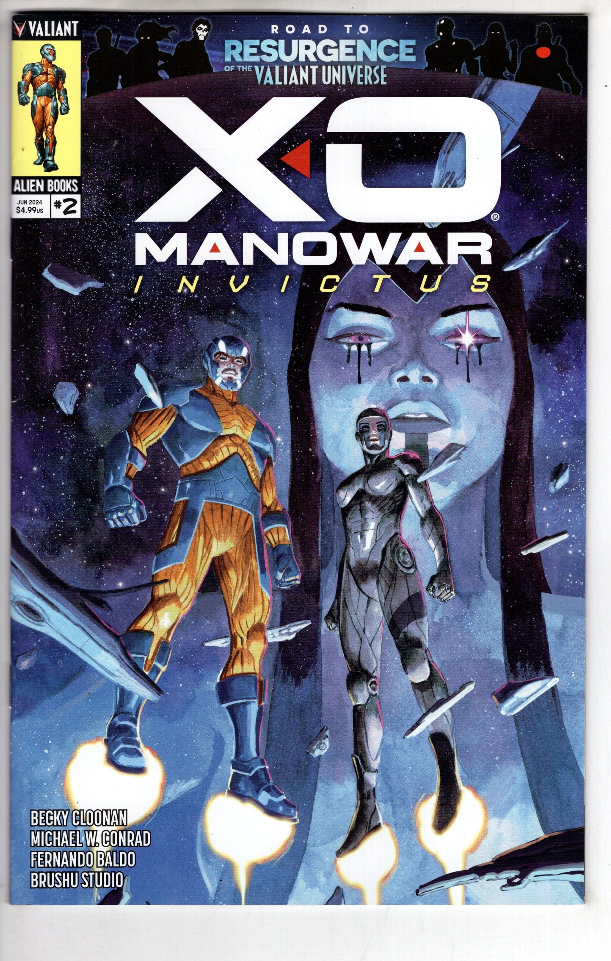 VALIANT COMIC BOOK X-O Manowar Invictus #2 (Of 4) Cover A Peralta