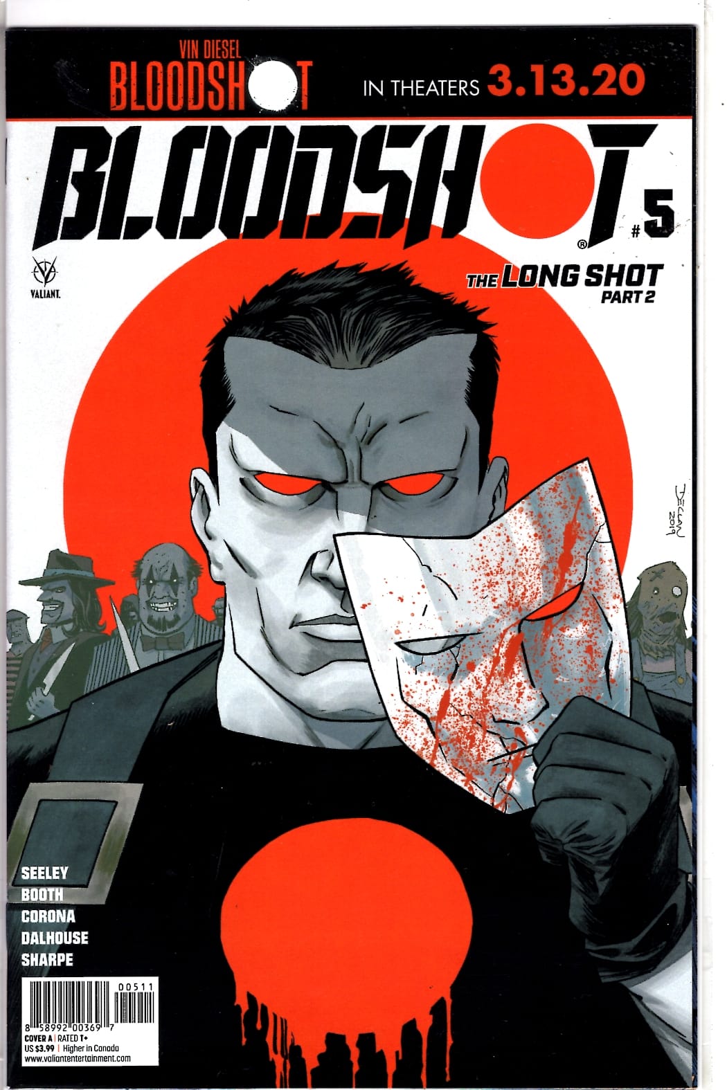 VALIANT ENTERTAINMENT LLC COMIC BOOK BLOODSHOT (2019) #5 CVR A SHALVEY (VF/NM)