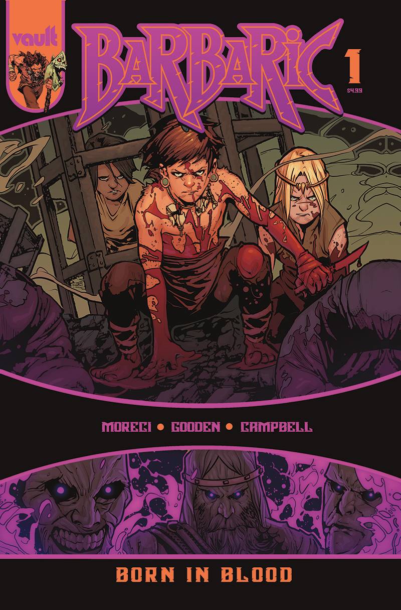 Vault Comics COMIC BOOK BARBARIC BORN IN BLOOD #1 CVR A GOODEN
