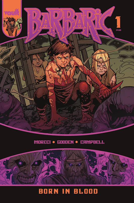 Vault Comics COMIC BOOK BARBARIC BORN IN BLOOD #1 CVR A GOODEN