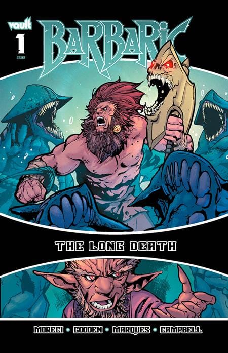 Vault Comics NEW THIS WEEK BARBARIC THE LONG DEATH #1 (OF 3) CVR A NATHAN GOODEN