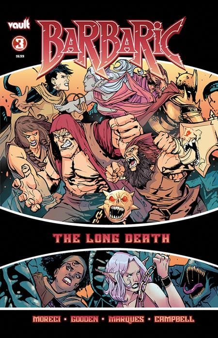 Vault Comics NEW THIS WEEK BARBARIC THE LONG DEATH #3 (OF 3) CVR A NATHAN GOODEN (VF/NM)