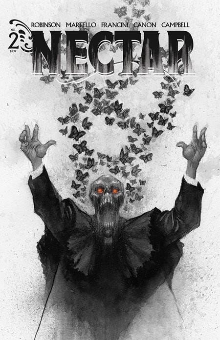 Vault Comics NEW THIS WEEK NECTAR #2 CVR D INC 1:30 JONATHAN WAYSHAK B&W FULL ART VAR (VF/NM)