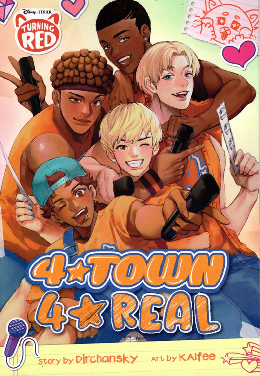 VIZ MEDIA LLC COMIC BOOK Disney & Pixars Turning Red 4 Town 4 Real Manga Graphic Novel