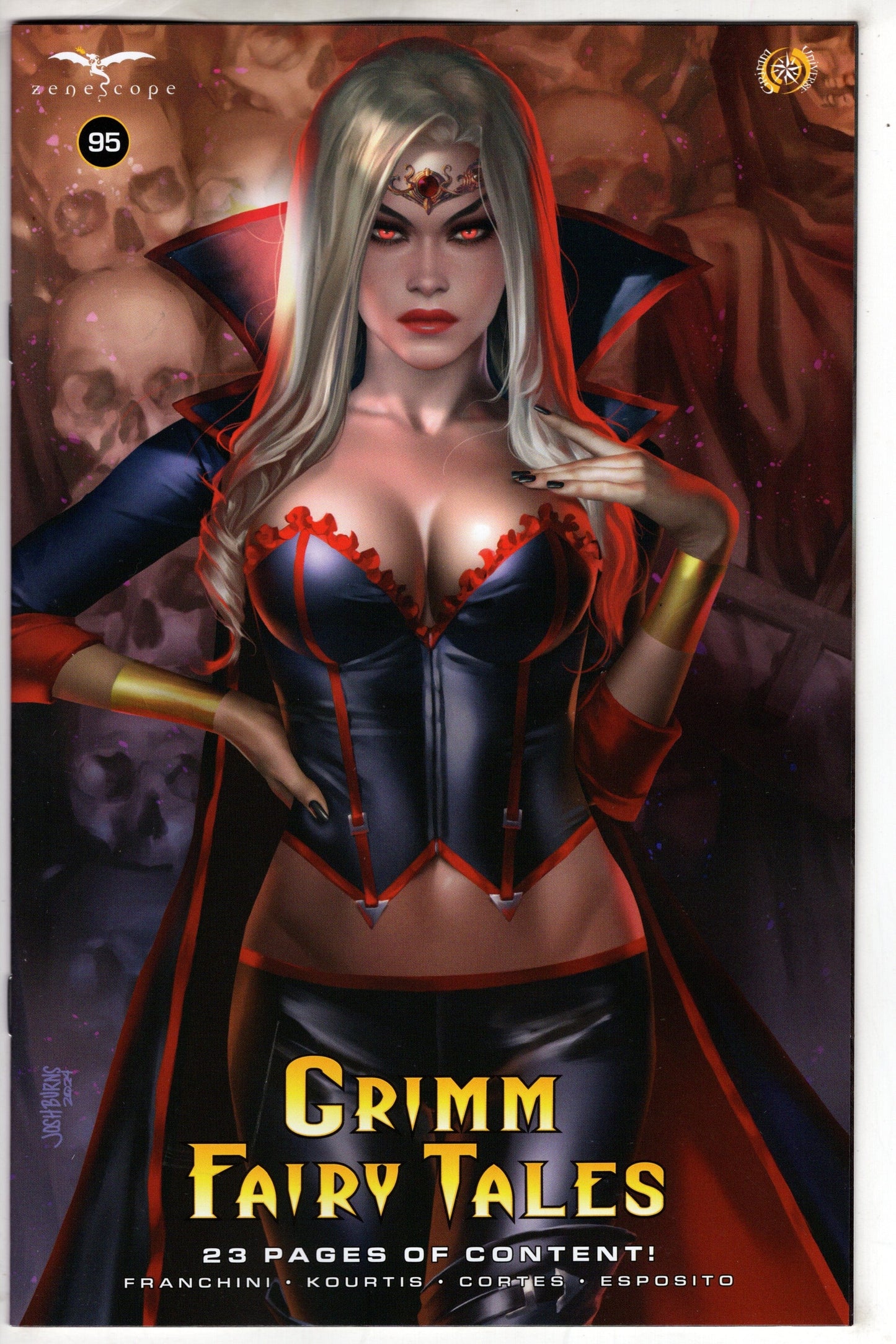 ZENESCOPE COMIC BOOK GRIMM FAIRY TALES #95 CVR D JOSH BURNS