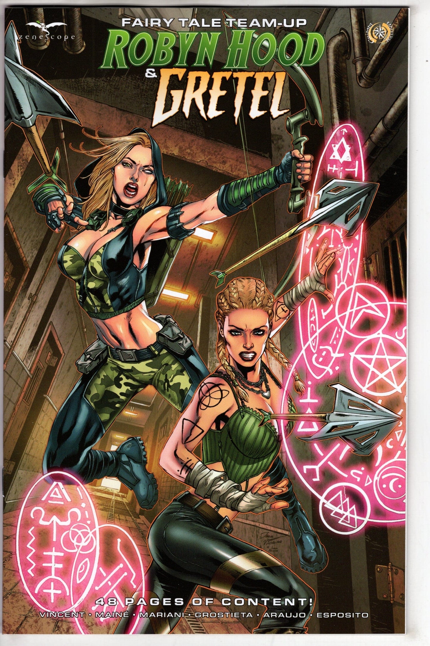 ZENESCOPE ENTERTAINMENT INC COMIC BOOK Fairy Tale Team-Up Robyn Hood & Gretel Cover A Vitorino