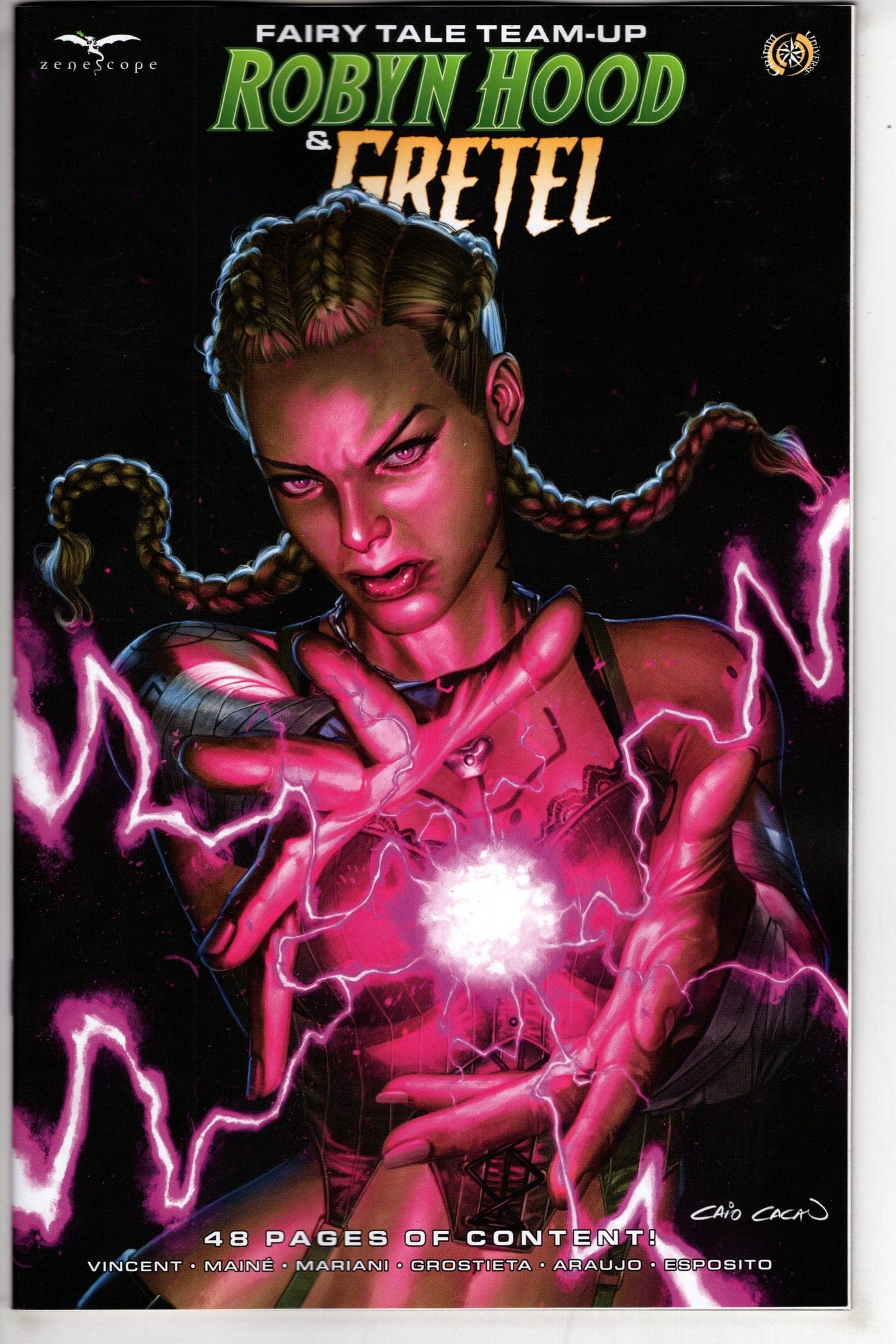 ZENESCOPE ENTERTAINMENT INC COMIC BOOK Fairy Tale Team-Up Robyn Hood & Gretel Cover B Cacau