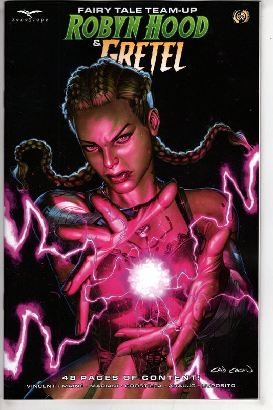 ZENESCOPE ENTERTAINMENT INC COMIC BOOK Fairy Tale Team-Up Robyn Hood & Gretel Cover B Cacau