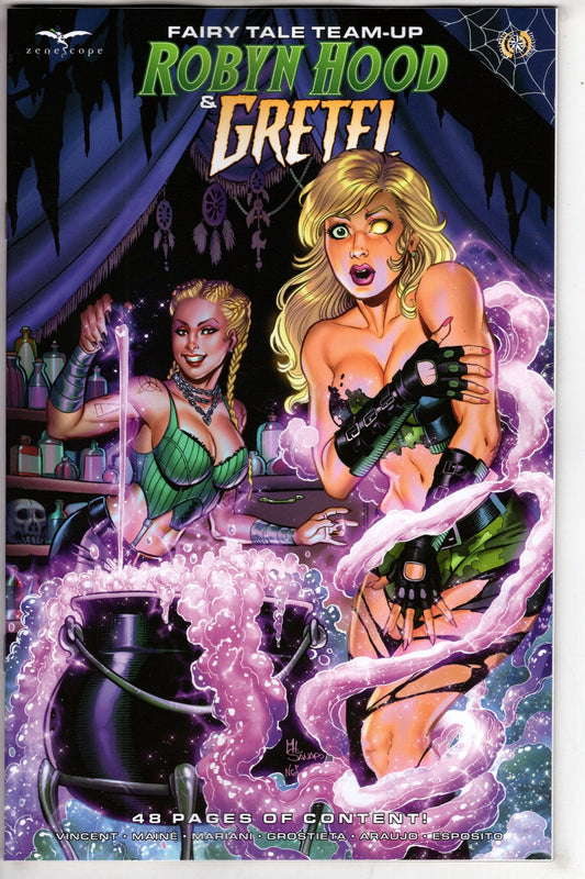 ZENESCOPE ENTERTAINMENT INC COMIC BOOK Fairy Tale Team-Up Robyn Hood & Gretel Cover D Sanapo