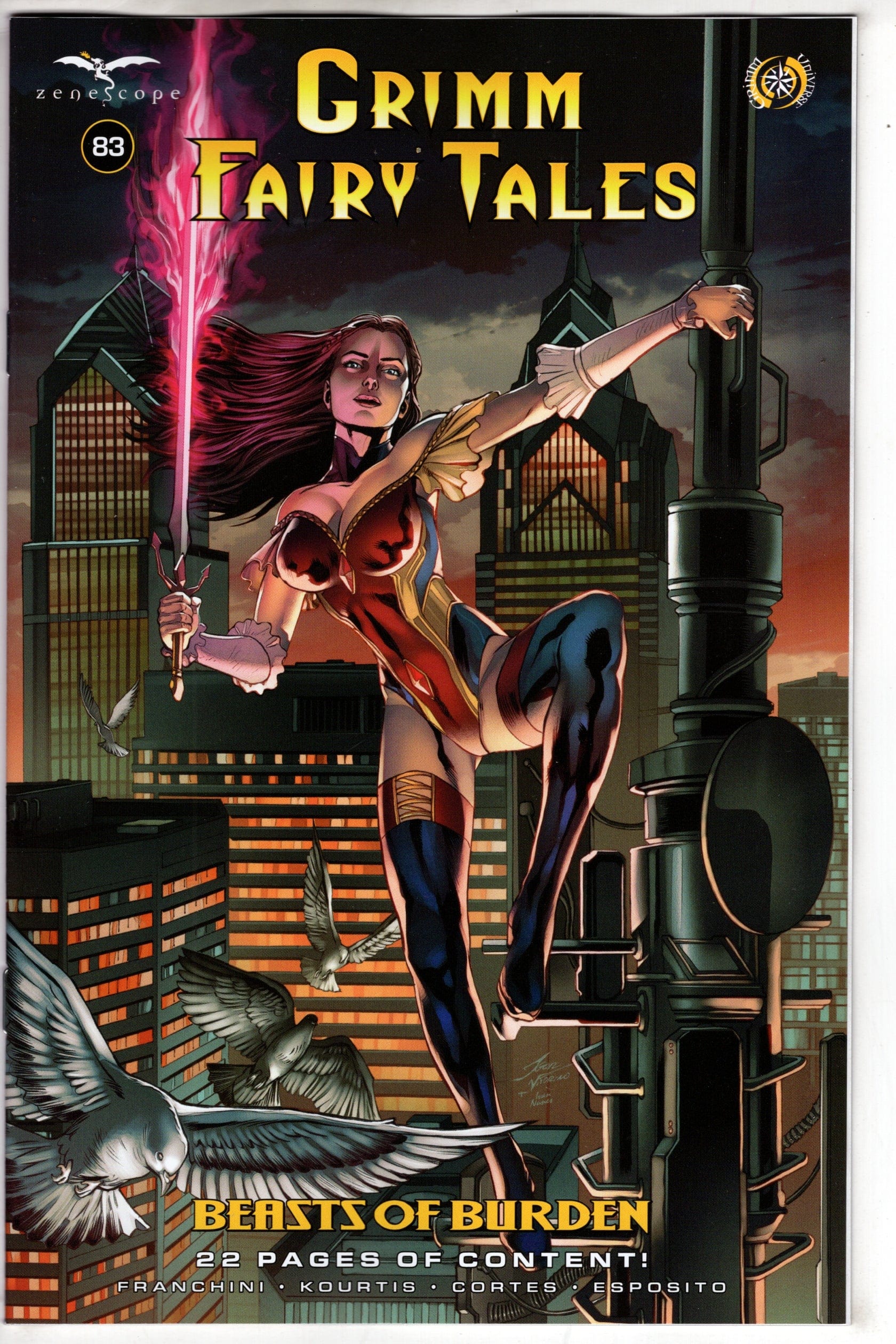 ZENESCOPE ENTERTAINMENT INC COMIC BOOK Grimm Fairy Tales #83 Cover A Vitorino