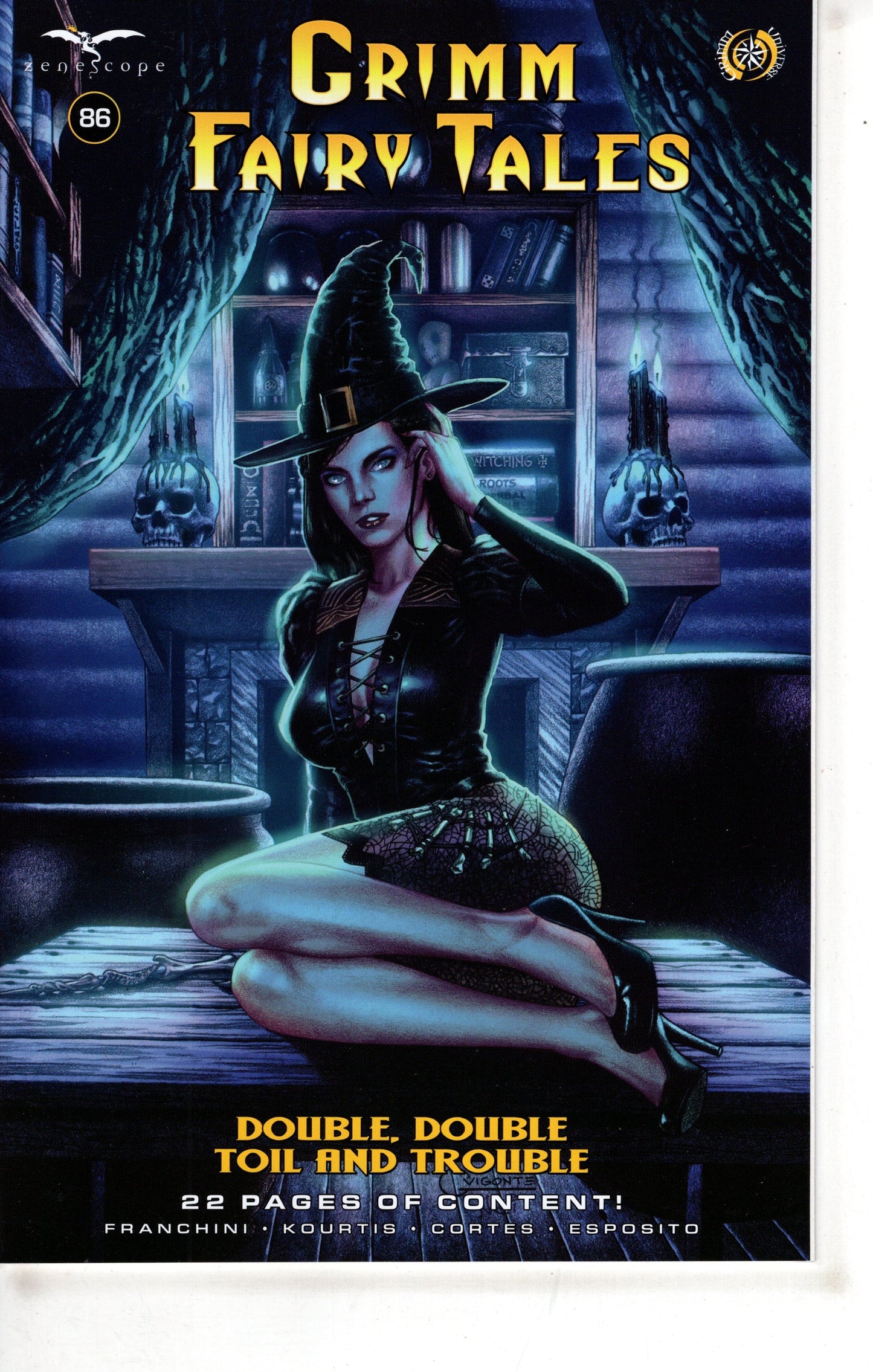 ZENESCOPE ENTERTAINMENT INC COMIC BOOK Grimm Fairy Tales #86 Cover C Geebo Vigonte
