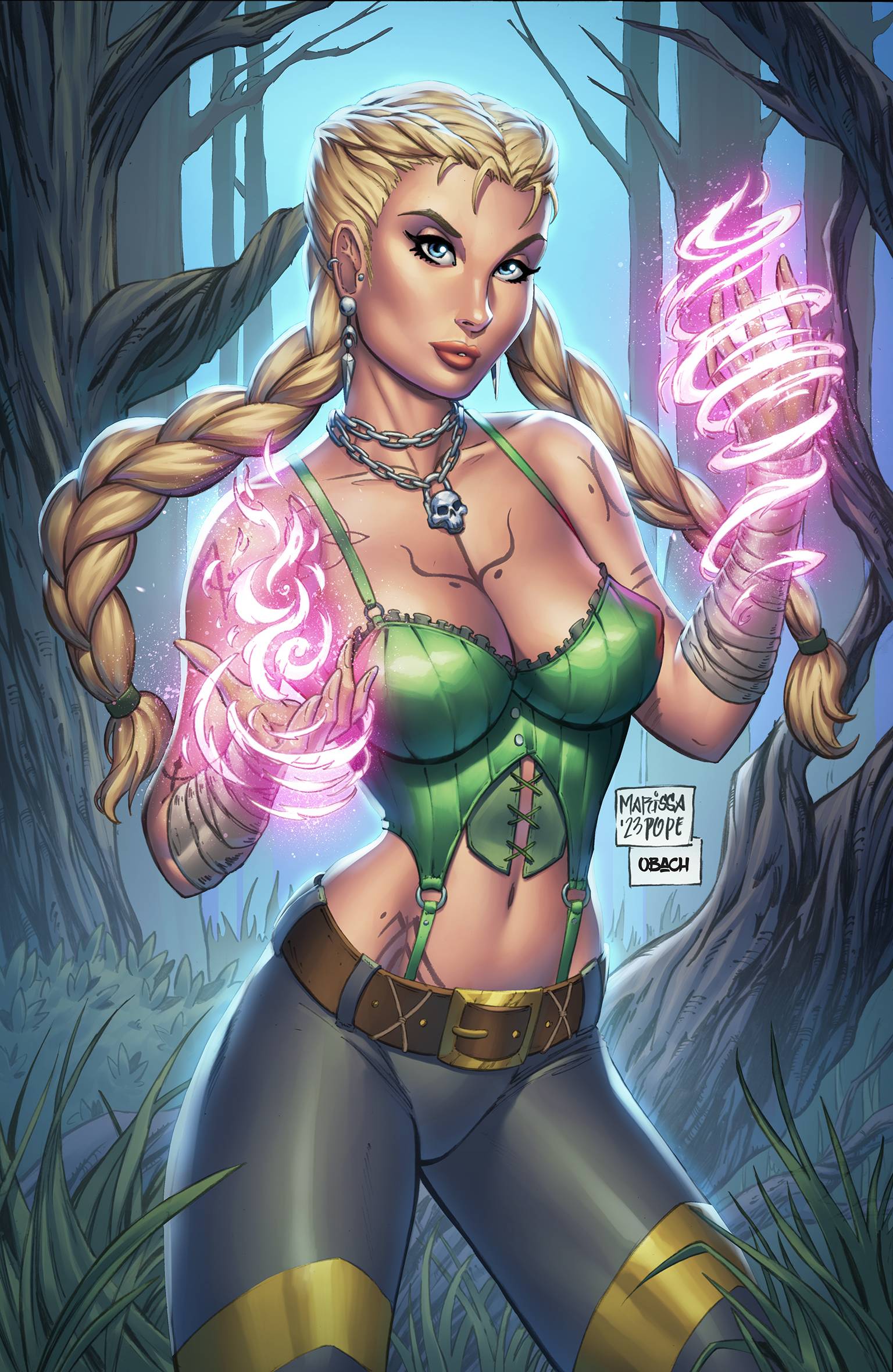 ZENESCOPE ENTERTAINMENT INC COMIC BOOK GRIMM FAIRY TALES #87 CVR C MARISSA POPE (DAMAGED COPY)