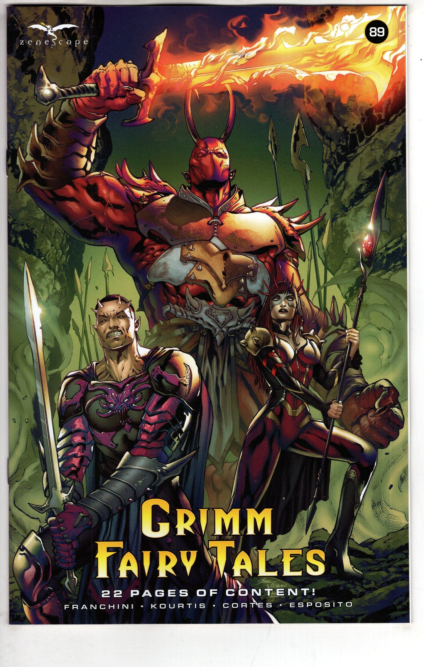 ZENESCOPE ENTERTAINMENT INC COMIC BOOK Grimm Fairy Tales #89 Cover B Igor Vitorino