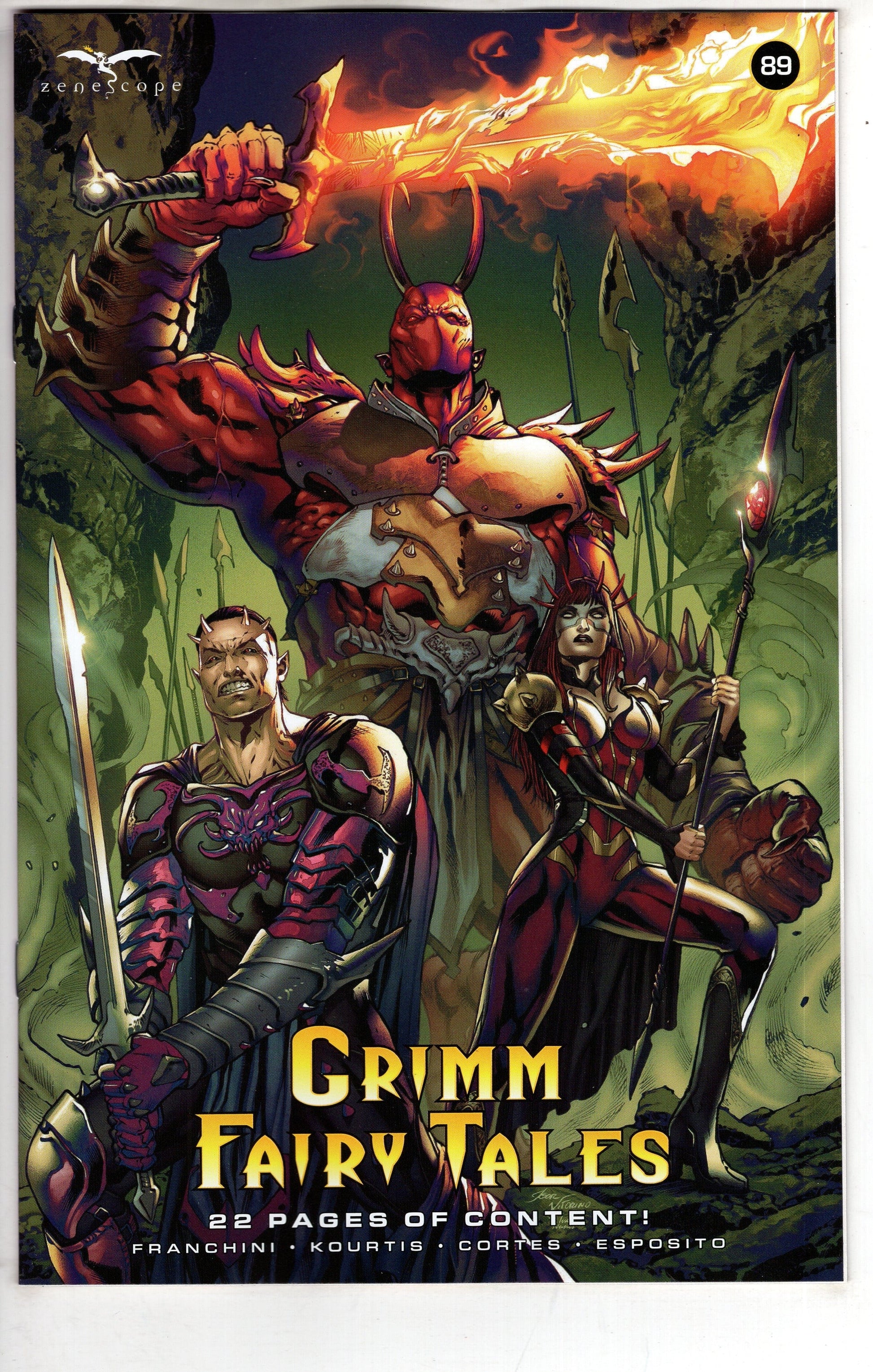 ZENESCOPE ENTERTAINMENT INC COMIC BOOK Grimm Fairy Tales #89 Cover B Igor Vitorino