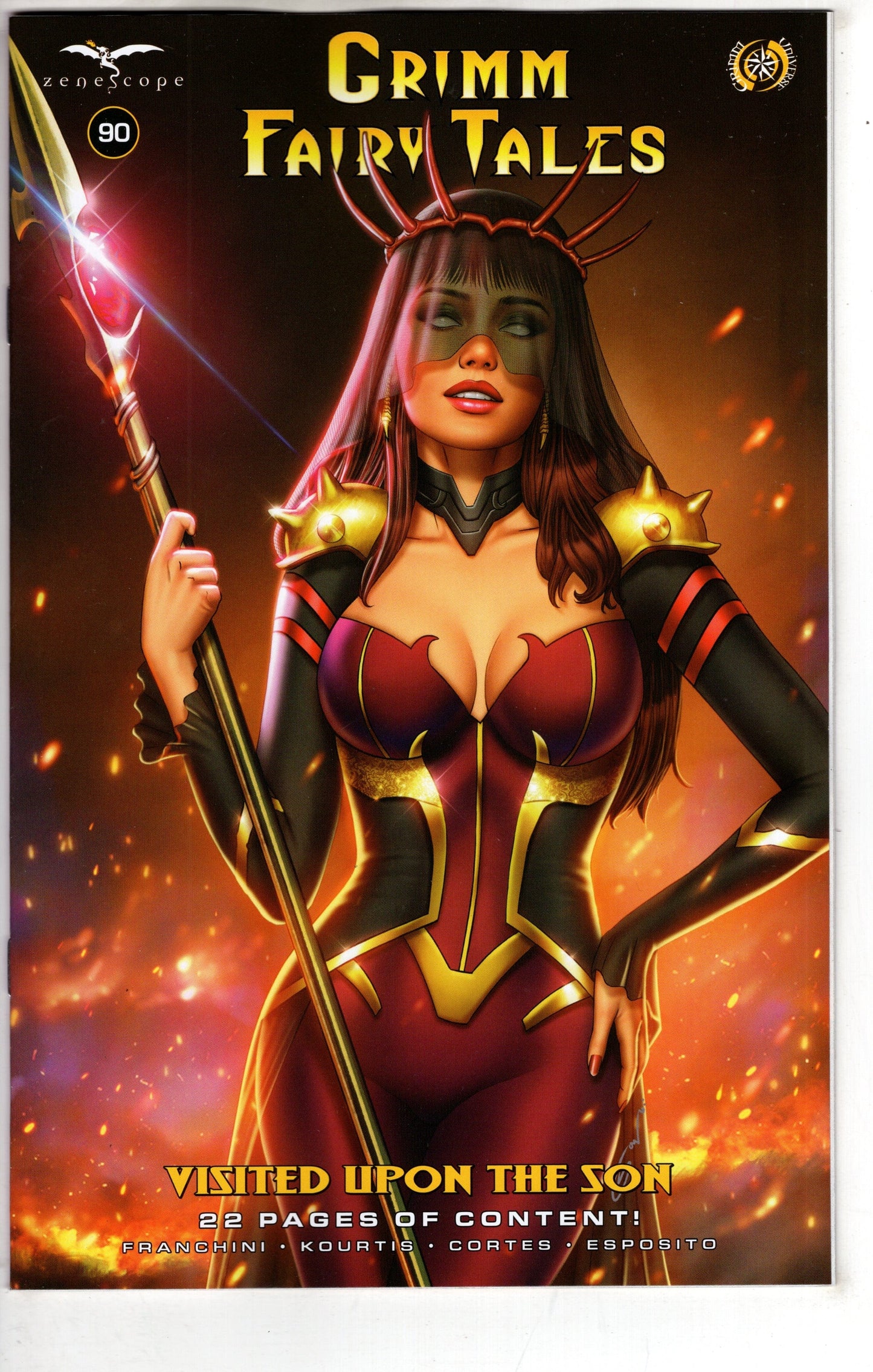 ZENESCOPE ENTERTAINMENT INC COMIC BOOK Grimm Fairy Tales #90 Cover C Sanju Nivangune