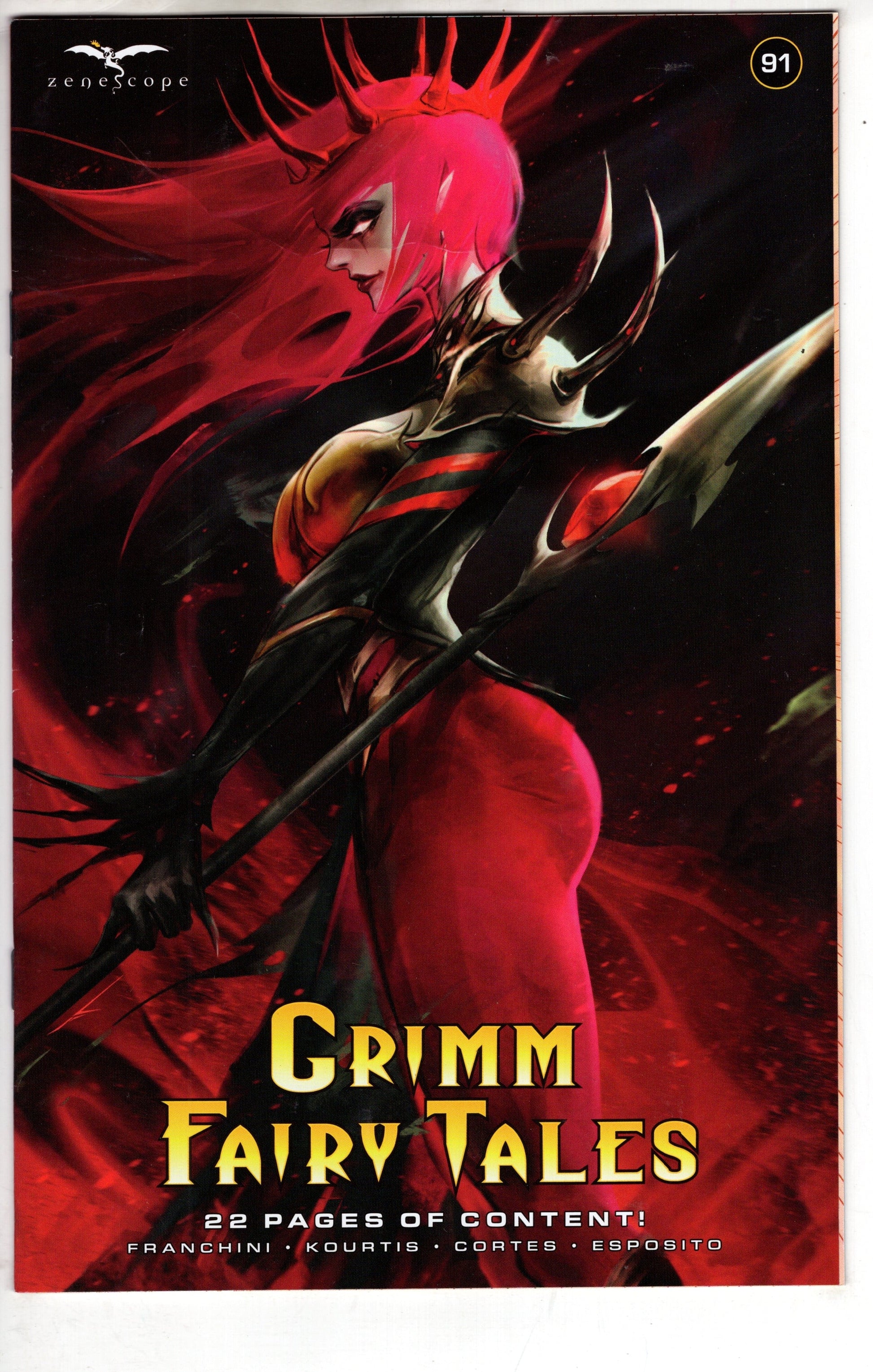 ZENESCOPE ENTERTAINMENT INC COMIC BOOK Grimm Fairy Tales #91 Cover D Ivan Tao
