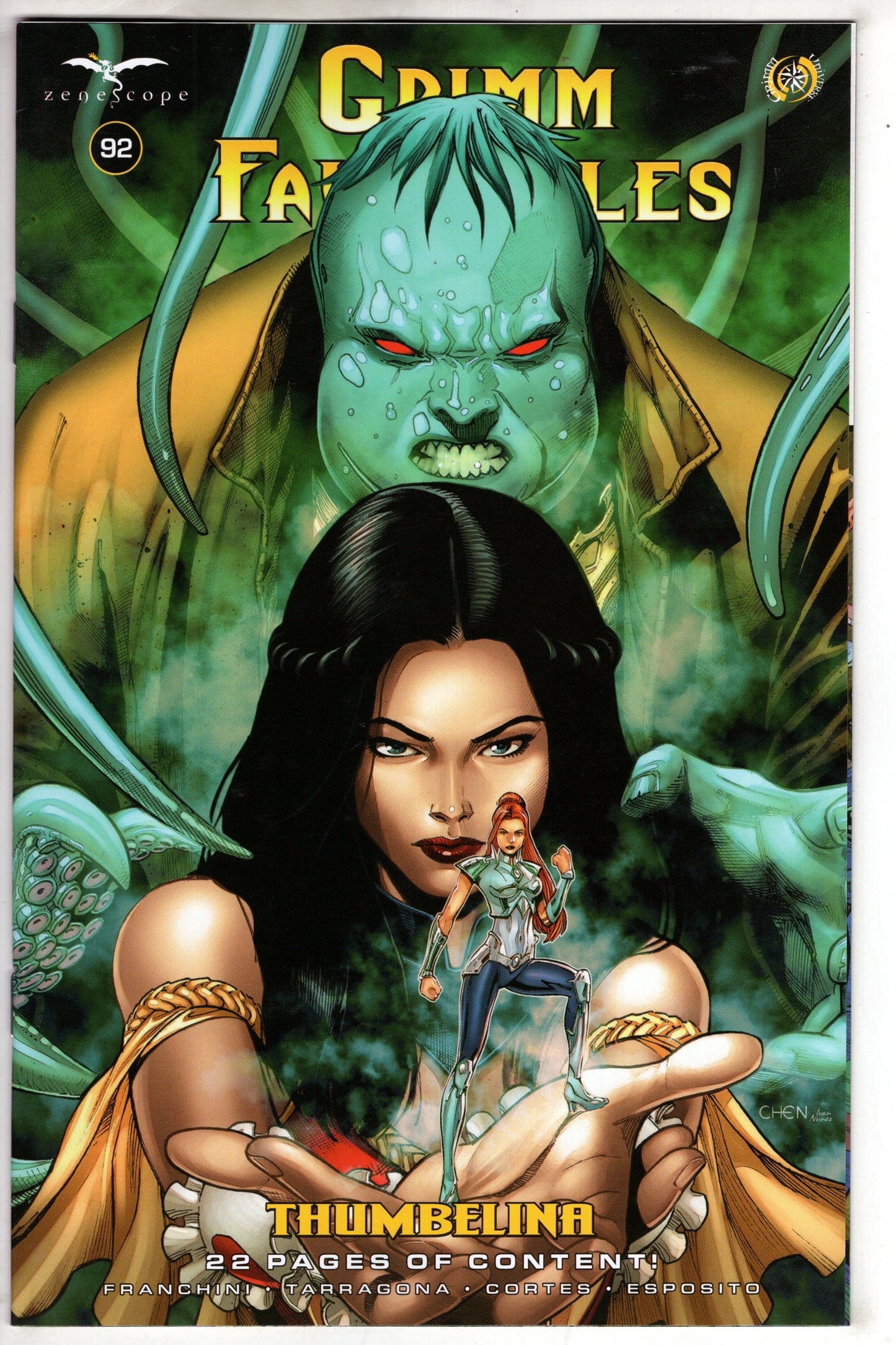 ZENESCOPE ENTERTAINMENT INC COMIC BOOK Grimm Fairy Tales #92 Cover A Sean Chen