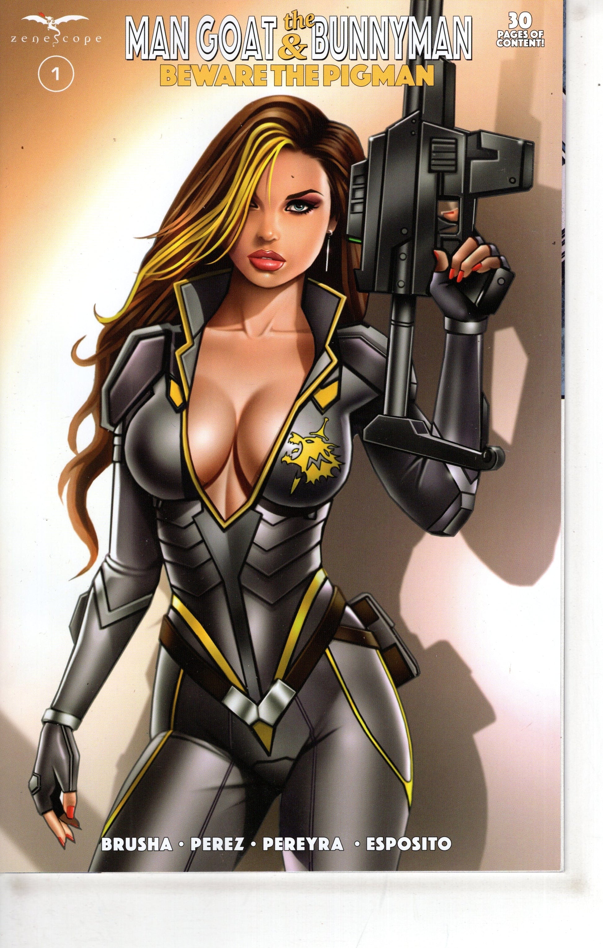 ZENESCOPE ENTERTAINMENT INC COMIC BOOK Man Goat & Bunnyman Beware The Pigman #1 (Of 3) Cover C Keith
