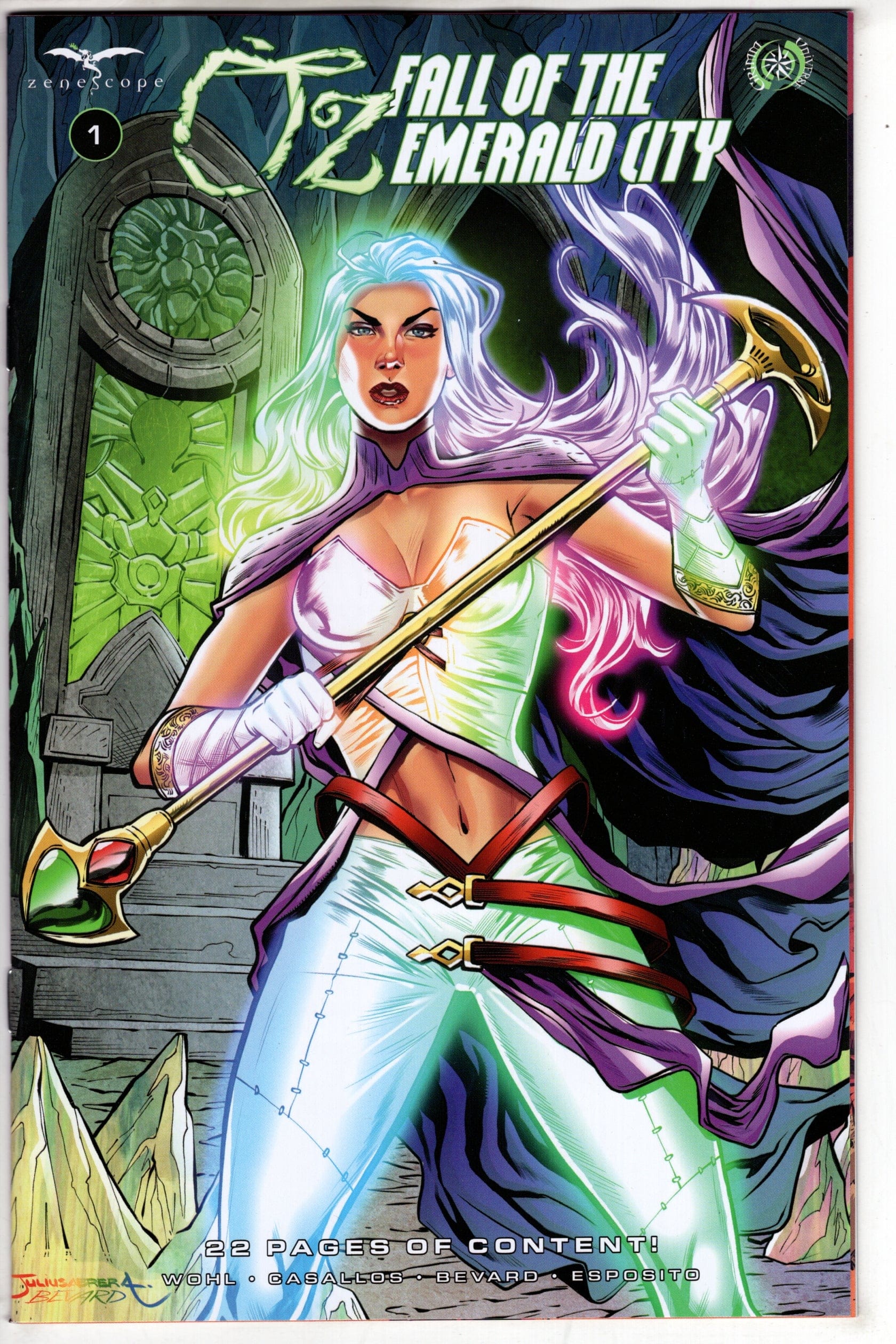 ZENESCOPE ENTERTAINMENT INC COMIC BOOK Oz Fall Of Emerald City #1 (Of 3) Cover B Julius Abrera