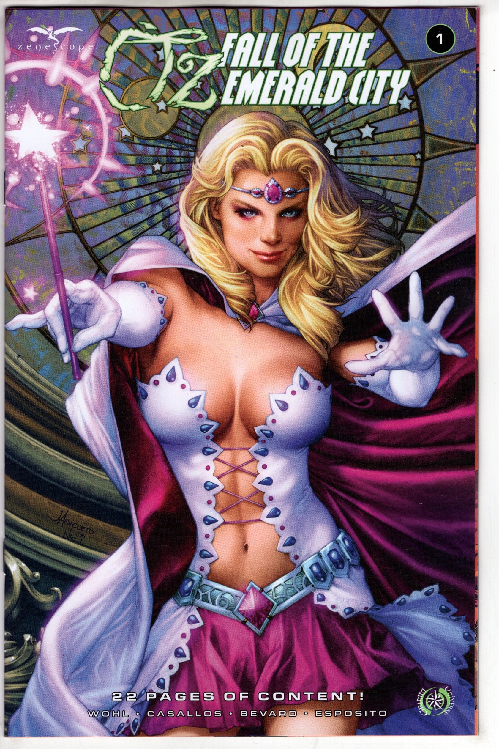 ZENESCOPE ENTERTAINMENT INC COMIC BOOK Oz Fall Of Emerald City #1 (Of 3) Cover C Jay Anacleto