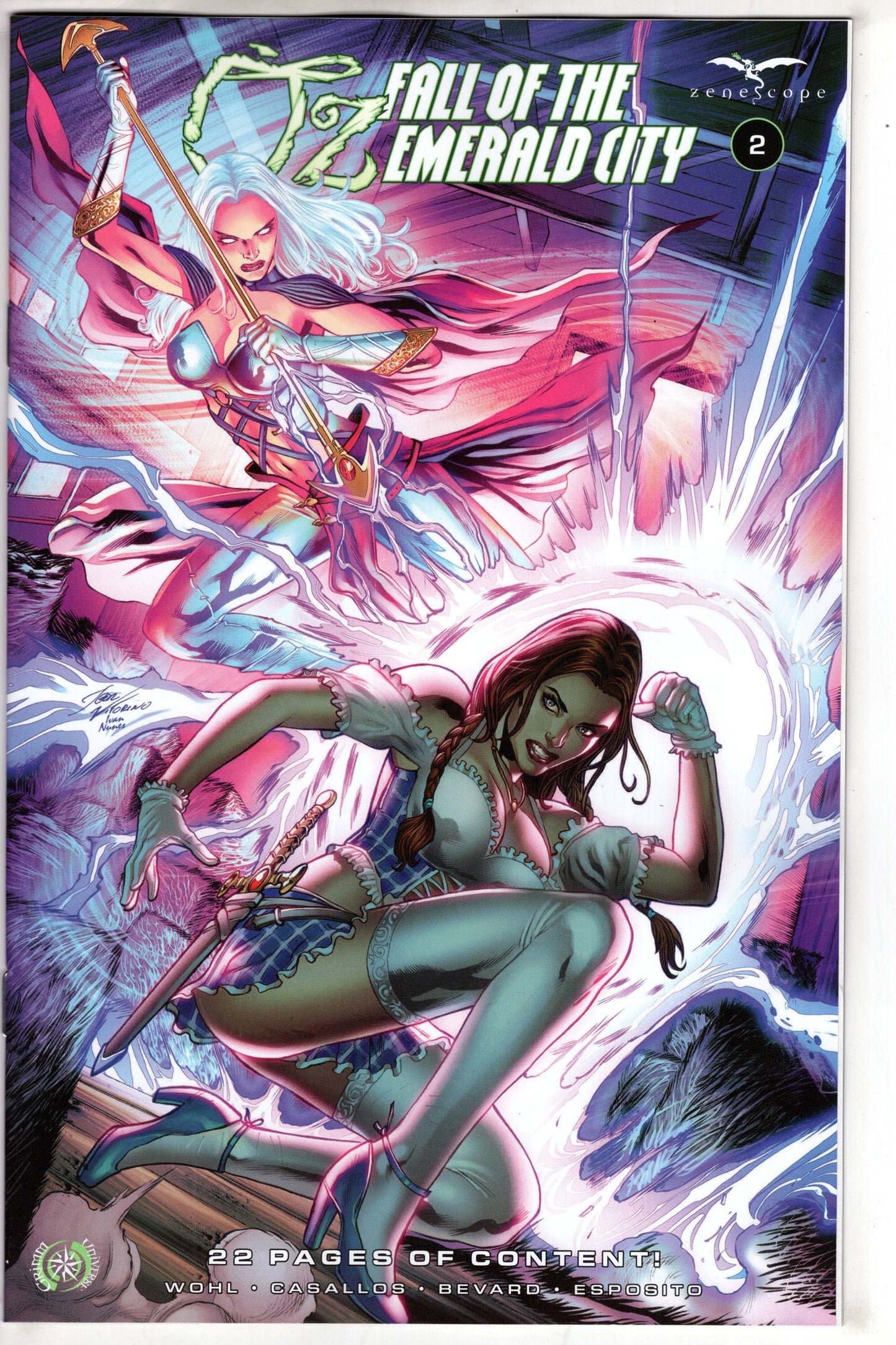 ZENESCOPE ENTERTAINMENT INC COMIC BOOK Oz Fall Of Emerald City #2 (Of 3) Cover B Igor Vitorino