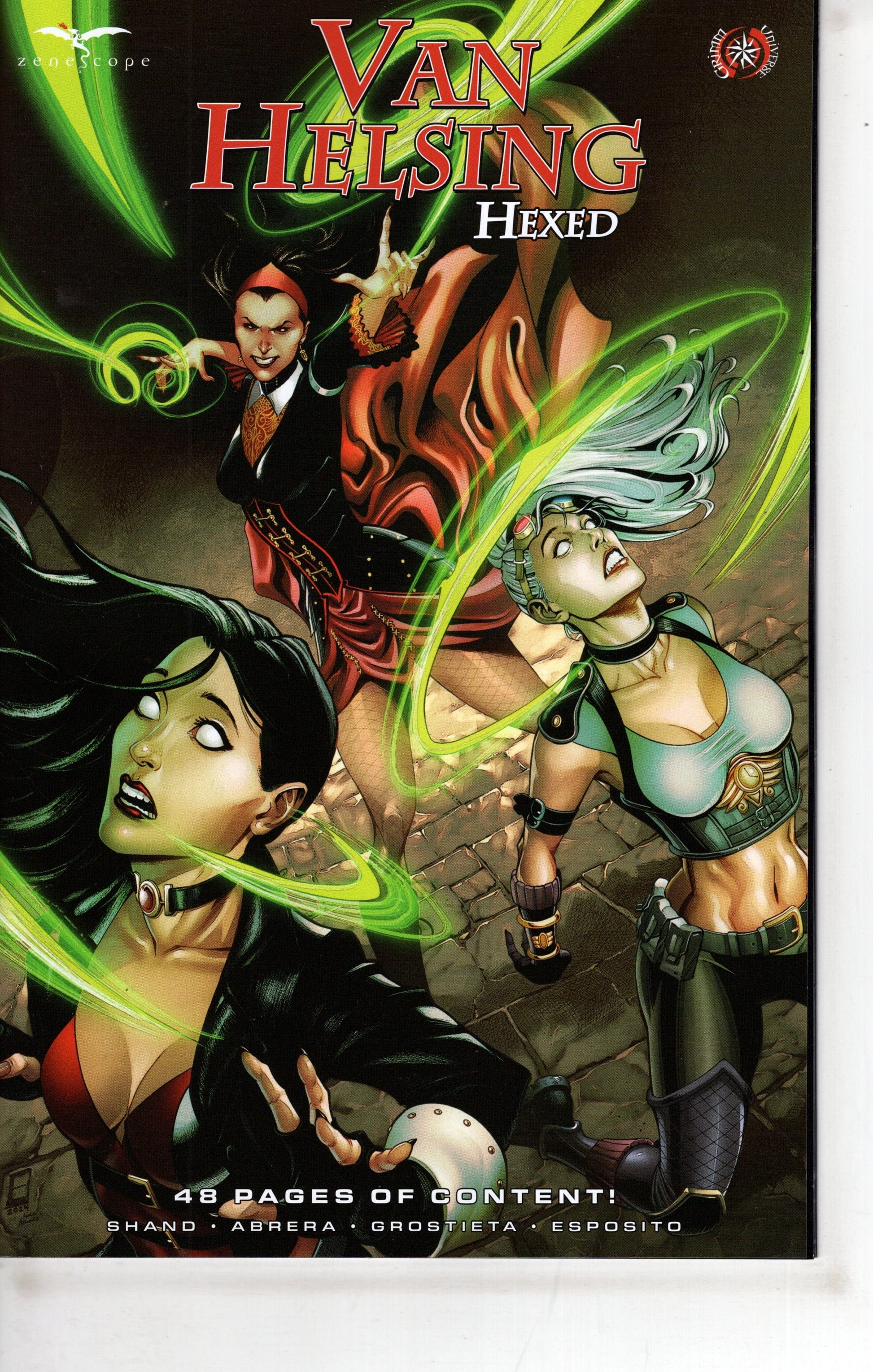 ZENESCOPE ENTERTAINMENT INC COMIC BOOK VAN HELSING HEXED CVR B EMAN CASALLOS