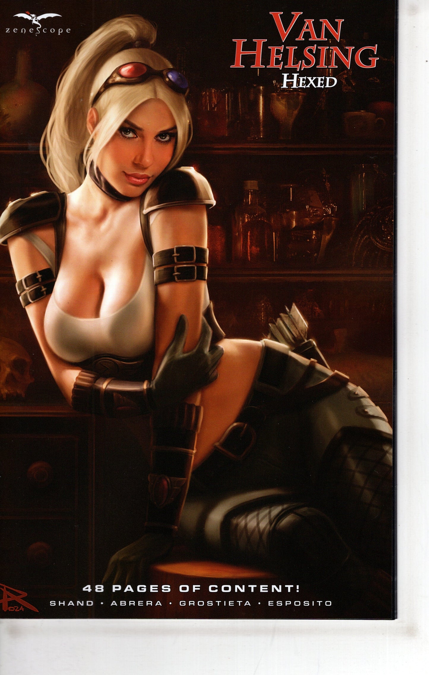 ZENESCOPE ENTERTAINMENT INC COMIC BOOK VAN HELSING HEXED CVR C PIERLUIGI ABBONDANZA