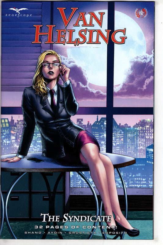 ZENESCOPE ENTERTAINMENT INC COMIC BOOK Van Helsing The Syndicate Cover D Geebo Vigonte