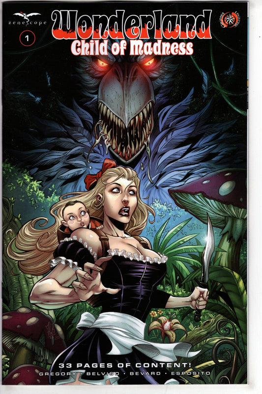 ZENESCOPE ENTERTAINMENT INC COMIC BOOK Wonderland Child Of Madness #1 (Of 3) Cover B Jordi Tarragona