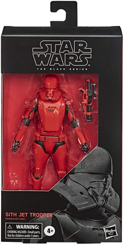 Star Wars The Black Series Sith Jet Trooper Toy 6-inch Scale The Rise of Skywalker Collectible Action Figure, Kids Ages 4 and Up - Packrat Comics