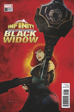 INFINITY COUNTDOWN BLACK WIDOW #1 SEINKIEWICZ VAR - Packrat Comics