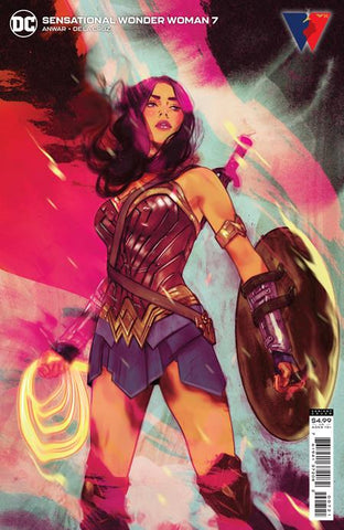 Sensational Wonder Woman #7 Cover B Tula Lotay Card Stock Variant - Packrat Comics
